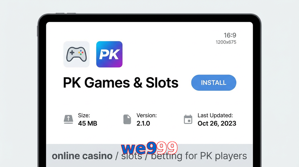 Game list for We999 gameapk section